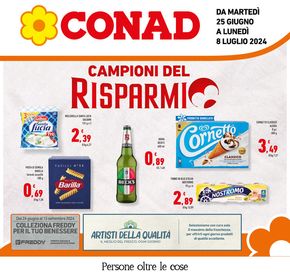 Volantino Conad a Luserna | Campioni del risparmio  | 25/6/2024 - 8/7/2024
