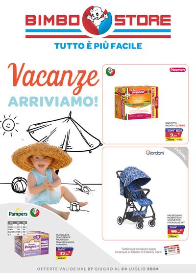 Volantino Bimbo Store a Casal Cermelli | Vacanze arriviamo | 27/6/2024 - 24/7/2024