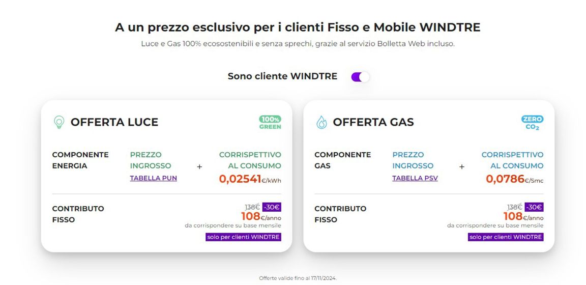 Volantino WindTre a Roma | A un prezzo esclusivo per i clienti Fisso e Mobile WINDTRE | 20/6/2024 - 17/11/2024