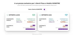 Offerte di Servizi a Torriglia | A un prezzo esclusivo per i clienti Fisso e Mobile WINDTRE in WindTre | 20/6/2024 - 17/11/2024