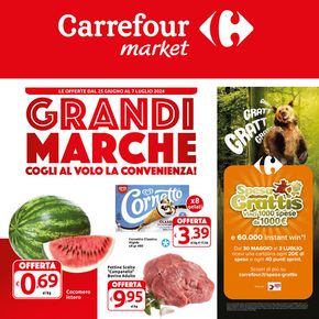 Offerte di Europei 2024 a Poggibonsi | Grandi marche in Carrefour Market | 25/6/2024 - 7/7/2024
