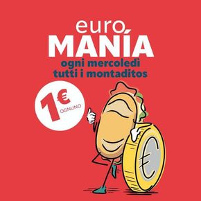 Offerte di Ristoranti a Giugliano in Campania | Euro mania in 100 Montaditos | 25/6/2024 - 22/8/2024