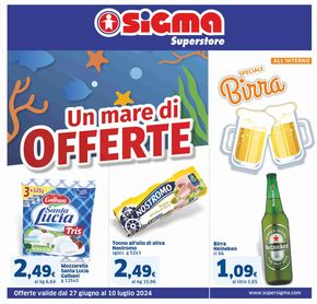 Offerte di Estate a Solaro | Un mare di offerte + speciale birra, Superstore in Sigma | 27/6/2024 - 10/7/2024