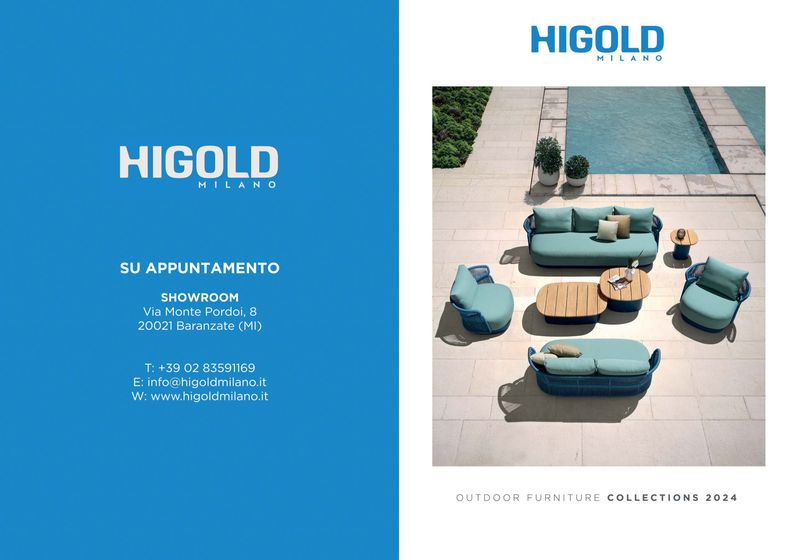 Volantino Higold | Catalogo arredo da esterno 2024 | 26/6/2024 - 23/10/2024