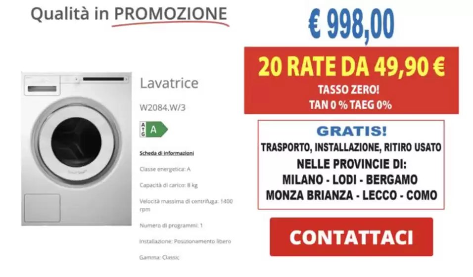 Volantino CDE Elettrodomestici a Milano | Qualita in promozione  | 27/6/2024 - 30/9/2024