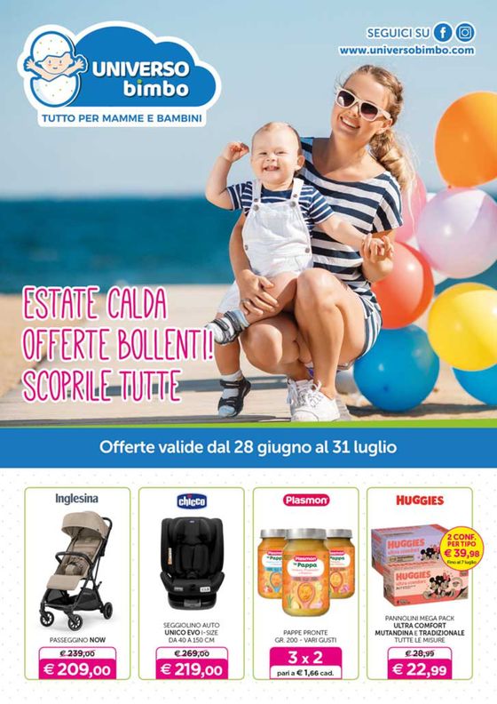 Volantino Universo Bimbo a Reggio Calabria | Estate calda offerte bollenti! | 28/6/2024 - 31/7/2024