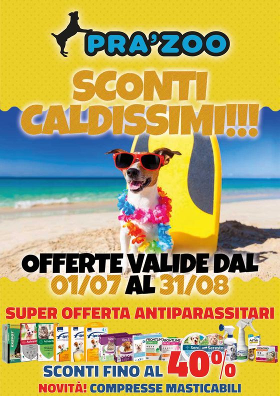 Volantino Pra'Zoo | Sconti caldissimi!! | 1/7/2024 - 31/8/2024