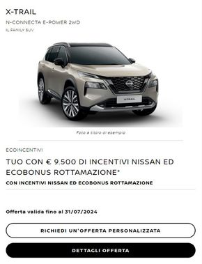 Offerte di Motori a Palermo | X-trail in Nissan | 1/7/2024 - 31/7/2024