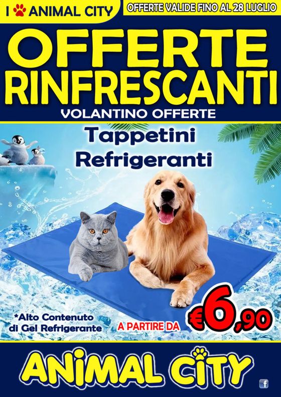 Volantino Animal City | Offerte rinfrescanti  | 2/7/2024 - 28/7/2024