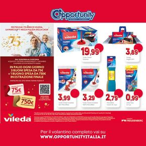 Volantino Opportunity Shop a Napoli | Festeggia i 75 anni di vileda  | 2/7/2024 - 31/7/2024