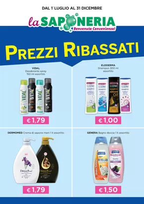 Volantino La Saponeria a Parma | Prezzi ribassati | 3/7/2024 - 31/12/2024