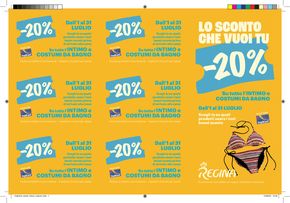 Volantino Regina Grandi Magazzini | Lo sconto che vuoi tu -20% | 4/7/2024 - 31/7/2024