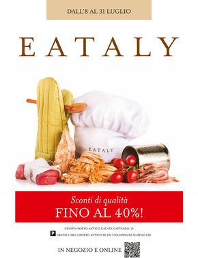 Offerte di Ristoranti a Genova | Sconti di qualità FINO AL 40%! in Eataly | 8/7/2024 - 31/7/2024