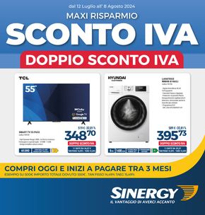 Offerte di Elettronica a Latina | Maxi risparmio sconto Iva in Sinergy | 12/7/2024 - 8/8/2024