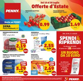 Offerte di Discount a Siena | Offerte d'estate in PENNY | 18/7/2024 - 28/7/2024