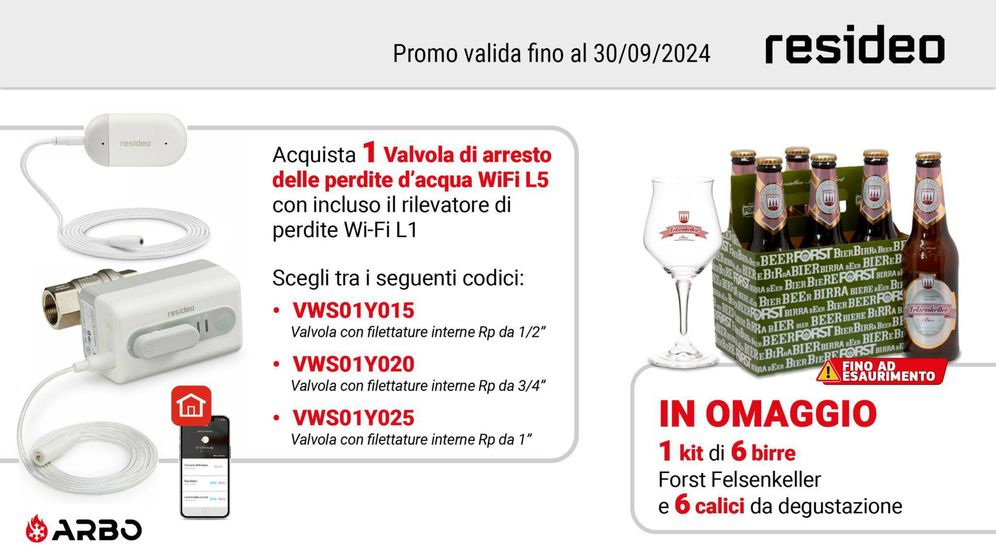Volantino Arbo | Promo valida fino al 30/09/2024 | 11/7/2024 - 30/9/2024