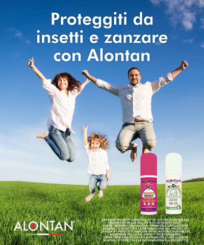 Volantino Alontan | Proteggiti da insetti e zanzare | 16/7/2024 - 15/8/2024