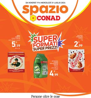 Volantino Spazio Conad a Torino | Super formati super prezzi | 19/7/2024 - 31/7/2024