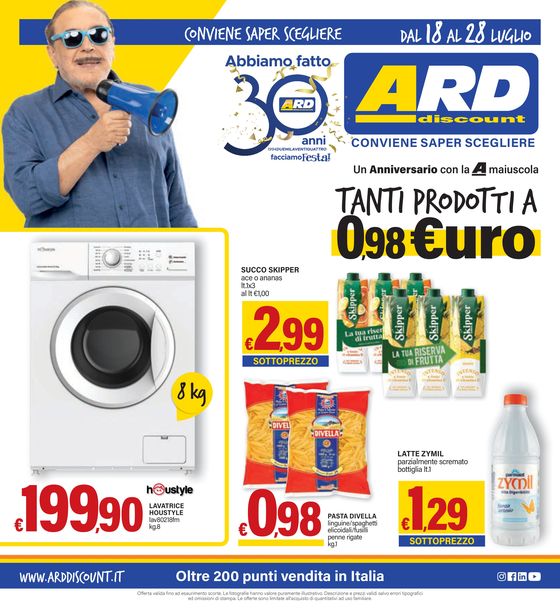 Volantino ARD Discount a Palermo | Tanti prodotti a 0,98 euro | 18/7/2024 - 28/7/2024