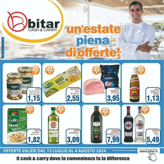 Volantino Bitar | Un'estate piena di offerte! | 16/7/2024 - 4/8/2024