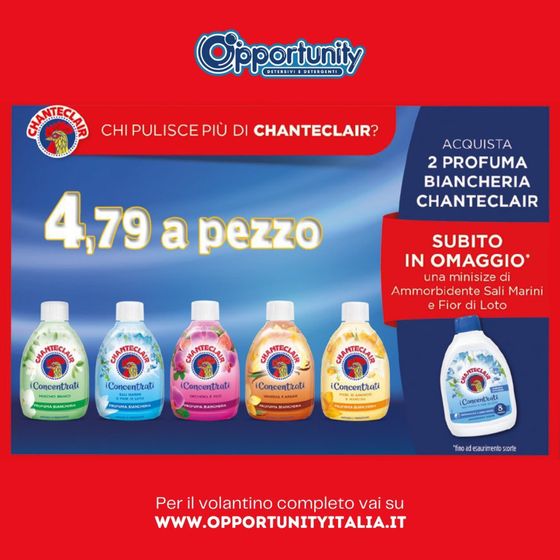 Volantino Opportunity Shop a Napoli | Subito in OMAGGIO | 16/7/2024 - 31/7/2024