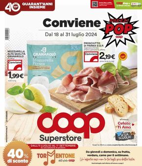 Volantino Coop a Milano | Conviene | 18/7/2024 - 31/7/2024