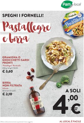 Offerte di Iper e super a Siena | Pastallegre e birra  in Pam Local | 17/7/2024 - 30/7/2024