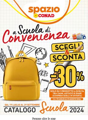 Offerte di Iper e super a Fabrica di Roma | A scuola di convenienza in Spazio Conad | 19/7/2024 - 29/9/2024