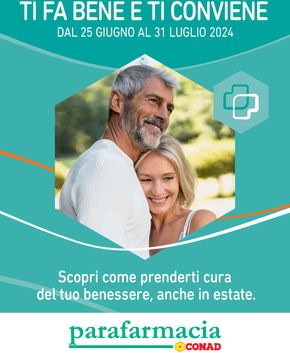 Volantino Parafarmacia Conad a Riccione | Offerte Parafarmacia Conad: Ti fa bene e ti conviene | 25/6/2024 - 31/7/2024