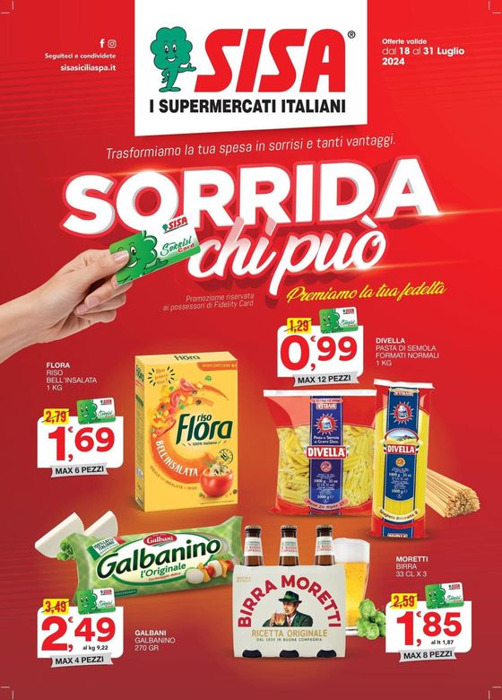 Volantino R7 Supermercati | Sorrida chi puo | 19/7/2024 - 31/7/2024