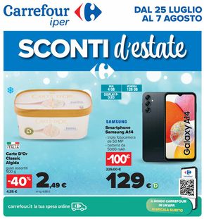 Offerte di Iper e super a Bologna | Sconti d'estate in Carrefour Ipermercati | 25/7/2024 - 7/8/2024
