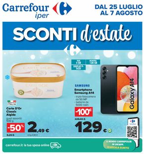 Volantino Carrefour Ipermercati a Sassari | Sconti d'estate | 25/7/2024 - 7/8/2024