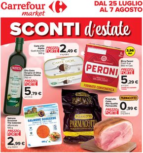Volantino Carrefour Market a Terracina | Sconti d'estate | 25/7/2024 - 7/8/2024