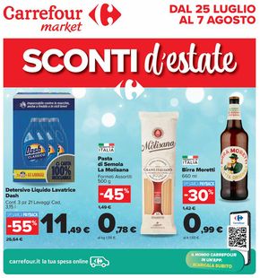 Offerte di Iper e super a Brescia | Sconti d'estate in Carrefour Market | 25/7/2024 - 7/8/2024
