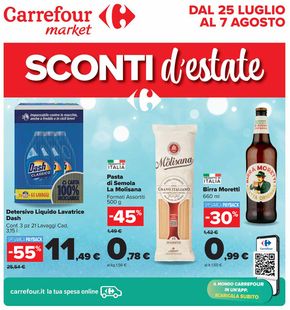 Volantino Carrefour Market a Chiavari | Sconti d'estate | 25/7/2024 - 7/8/2024