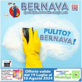 Volantino Bernava | Specialista del pulito e profumeria | 22/7/2024 - 10/8/2024