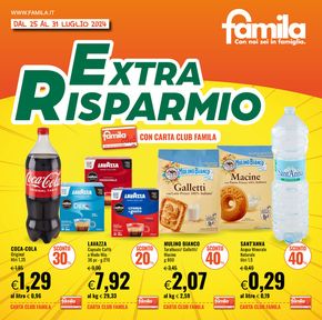 Volantino Famila | Extra Risparmio  | 25/7/2024 - 31/7/2024
