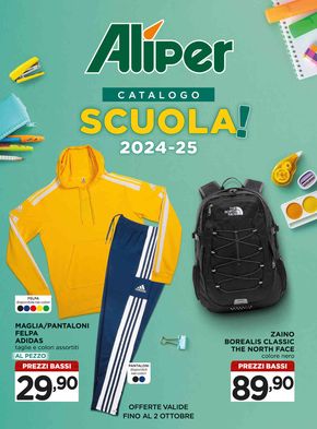 Volantino Alì e Alìper | Catalogo scuola | 25/7/2024 - 2/10/2024
