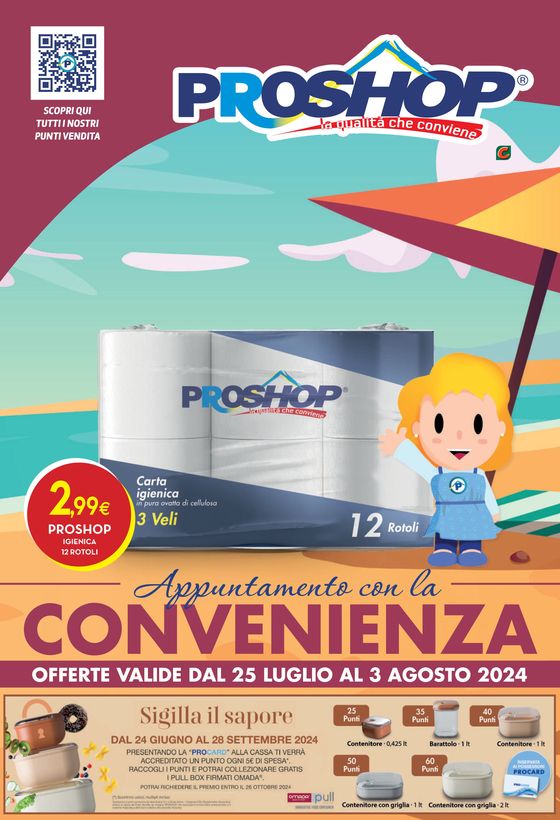 Volantino Proshop a Torino | Appuntamento con la convenienza | 25/7/2024 - 3/8/2024