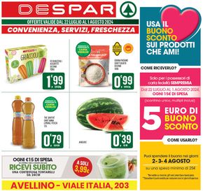 Volantino Despar | Convenienza, servizi, freschezza | 22/7/2024 - 1/8/2024
