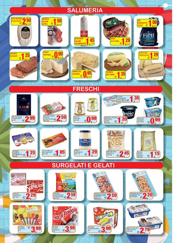 Volantino Gusti e Sapori Supermercato | Caldo risparmio!!! | 22/7/2024 - 7/8/2024