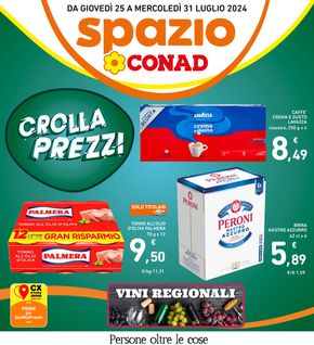 Volantino Spazio Conad a Termoli | Crolla prezzi | 25/7/2024 - 31/7/2024