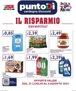 Offerte di Discount a Cagliari | Il risparmio garantito! in PuntoDì | 23/7/2024 - 6/8/2024