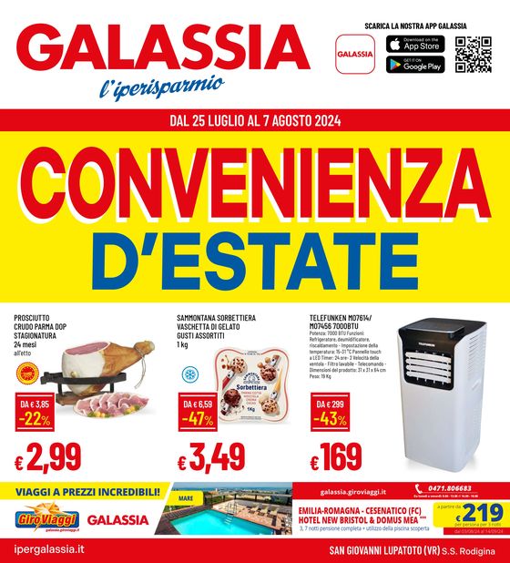 Volantino Galassia a San Giovanni Lupatoto | Convenienza d'estate | 25/7/2024 - 7/8/2024