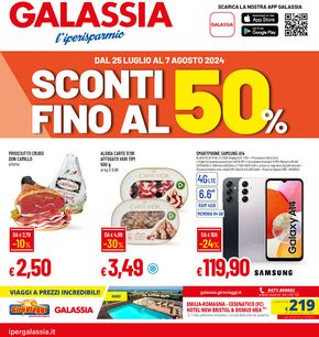 Volantino Galassia a Milano | Sconti fino al 50% | 25/7/2024 - 7/8/2024