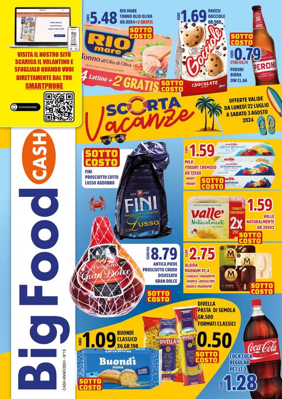 Volantino Big Food | Scorta vacanza | 23/7/2024 - 3/8/2024