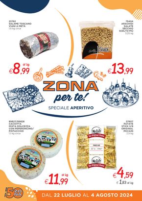 Offerte di Iper e super a La Spezia | Speciale aperitivi parte food in ZONA | 22/7/2024 - 4/8/2024