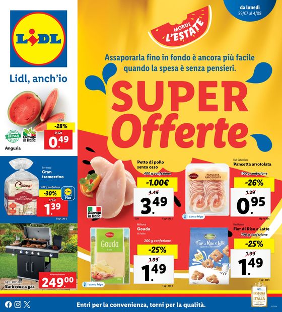 Volantino Lidl a Lissone | Super offerte | 29/7/2024 - 4/8/2024