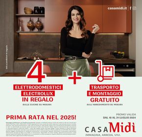 Offerte di Arredamento a Ciampino | 4+1 in Casa Midi | 24/7/2024 - 31/7/2024