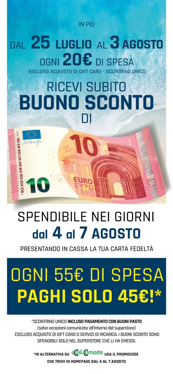 Volantino Famila Superstore a Bari | Offerte dal 25 luglio al 3 agosto | 25/7/2024 - 3/8/2024